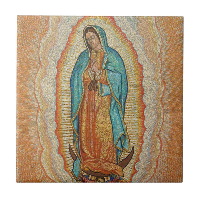 Our Lady of Guadalupe Version Fliese (Vorderseite)