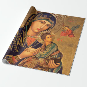 Our Lady Of Perpetual Help Geschenkpapier