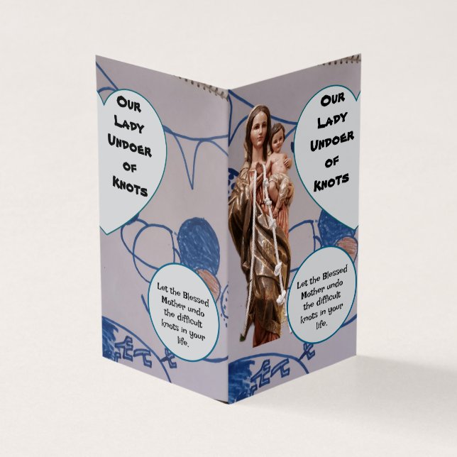 Our Lady Undoer of knots Prayer Card (Vorderseite)