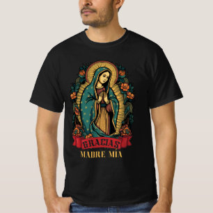 Our Lady Virgen De Guadalupe Jungfrau Mary Gracias T-Shirt