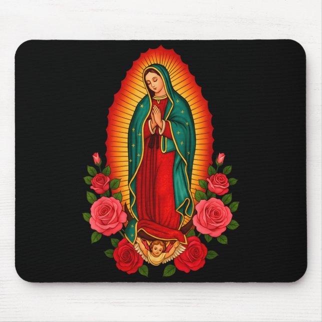 Our Lady Virgen De Guadalupe Saint Virgin Mary - C Mousepad (Vorne)