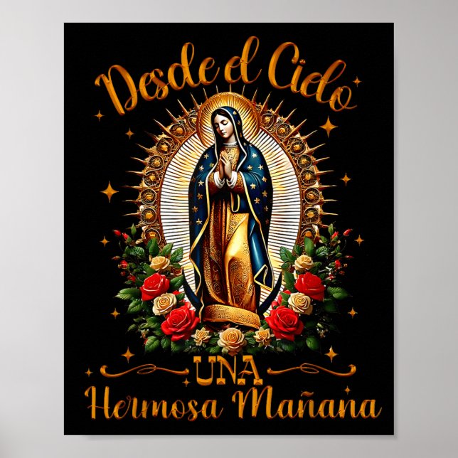 Our Lady Virgen De Guadalupe Saint Virgin Mary Nk  Poster (Vorne)