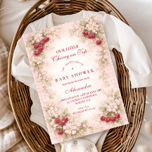 Our Little Cherry Blossom Baby Shower