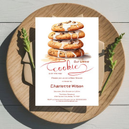 Our Little Cookie Is On The Way Cute Baby Shower Einladung