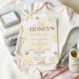 Our Little Honey Baby Shower Invitation Einladung