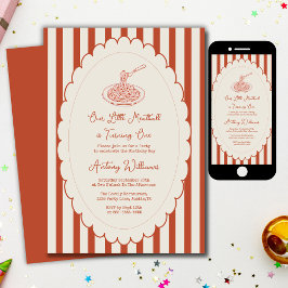 Our little meatball is turning one 1st Birthday Einladung