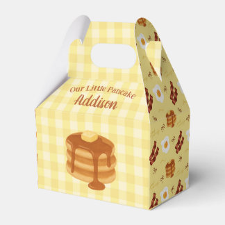 Our Little Pancake Baby Shower Brunch Theme Geschenkschachtel