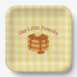 Our Little Pancake Brunch Theme Baby Shower Pappteller
