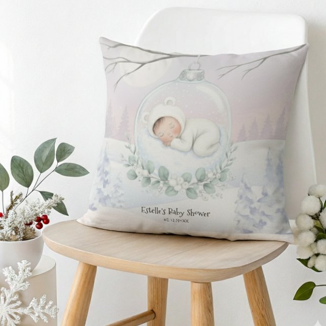 Our Little Snowbaby is on the way Cozy Decor Kissen (Von Creator hochgeladen)