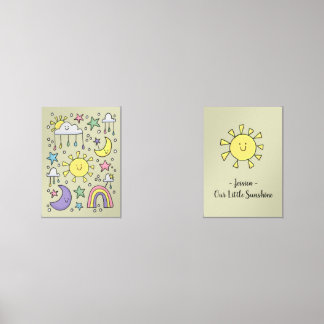 Our Little Sunshine Prints Bilderwand Sets