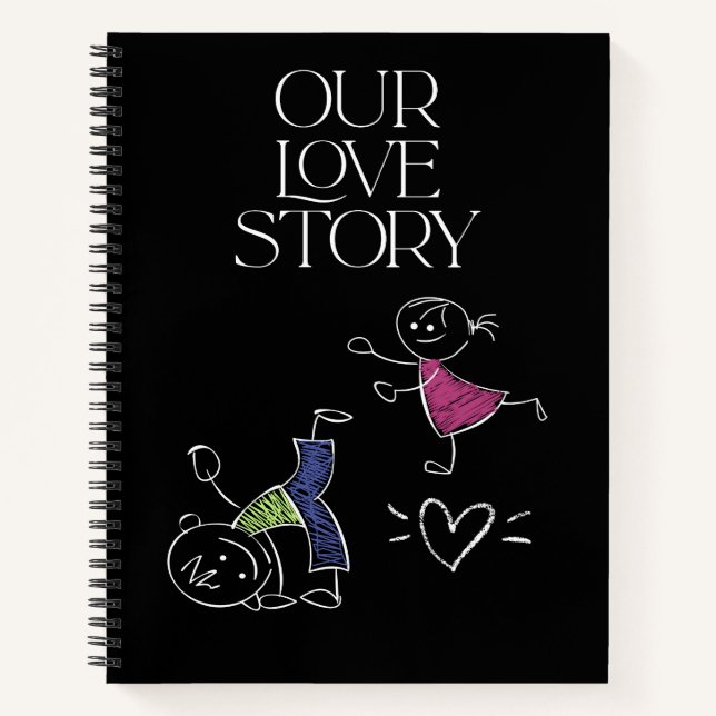 Our Love Story Notizbuch (Vorderseite)