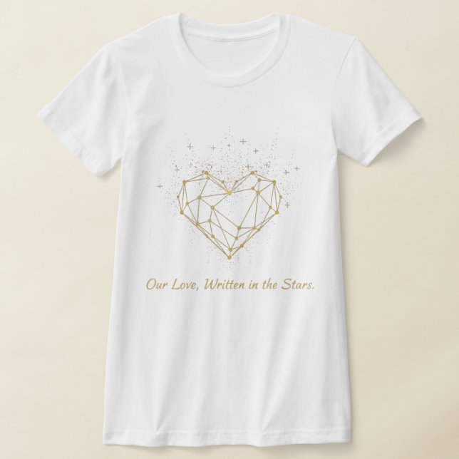 Our Love Written in the Stars T-Shirt - Geometric (Ablage )