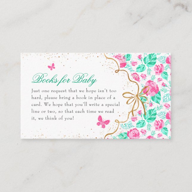 Our Lovely One Baby Shower Begleitkarte (Vorderseite)