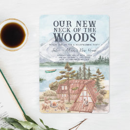 Our New Neck of the Woods | Housewarming Party Einladung
