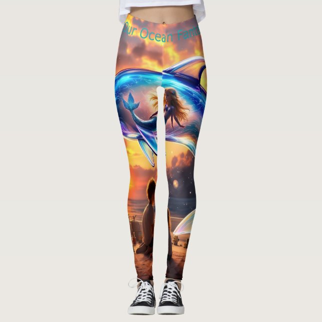 Our Ocean Fantasy - leggings | tights Girls  (Vorderseite)