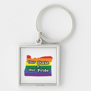 Our State of Our Pride   Oregon Schlüsselanhänger