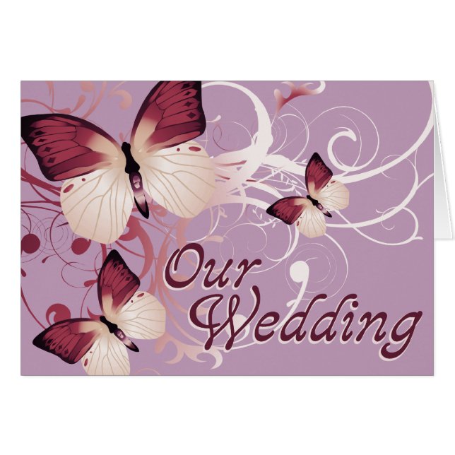 Our Wedding: Butterflies (Vorderseite (Horizontal))