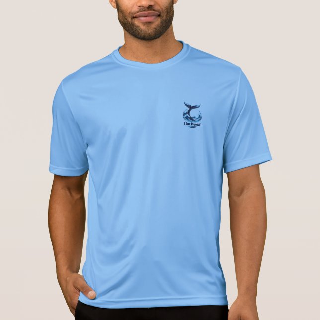 Our World Whale Tail Ocean Conservation T-Shirt (Vorderseite)