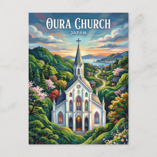 Oura-Kirche Japan Postkarte