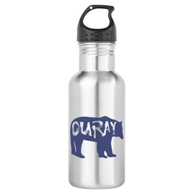 Ouray Bear Edelstahlflasche (Vorderseite)