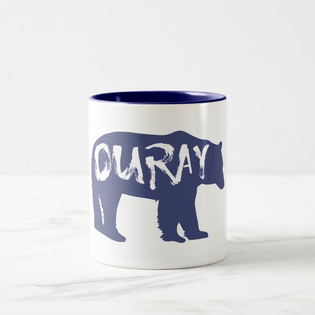 Ouray Bear Zweifarbige Tasse (Mittel)