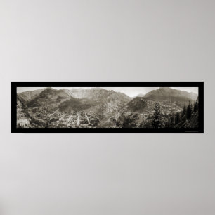 Ouray, CO Foto 1910 Poster
