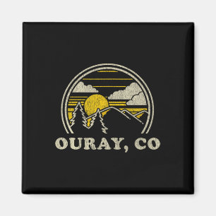 Ouray Colorado Co T Shirt Vintages Wandern Magnet