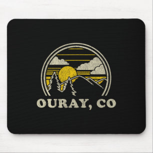 Ouray Colorado Co T Shirt Vintages Wandern Mousepad