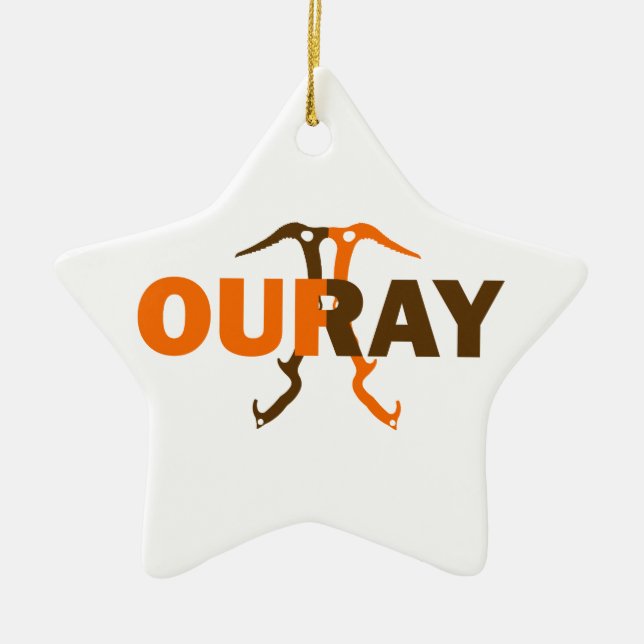 Ouray Colorado Keramik Ornament (Vorne)