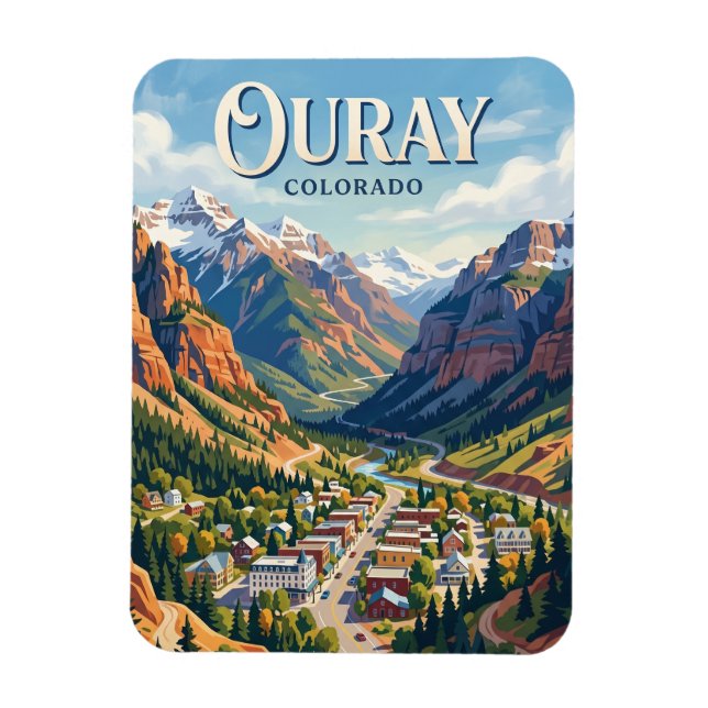 Ouray Colorado Magnet (Vertikal)