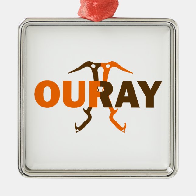 Ouray Colorado Ornament Aus Metall (Vorne)
