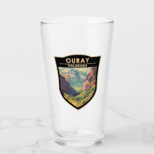 Ouray Colorado Reise Kunst Vintage Glas