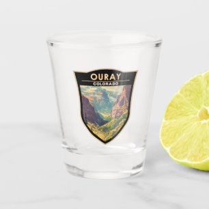 Ouray Colorado Reise Kunst Vintage Schnapsglas