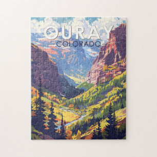 Ouray Colorado Reisen Vintag Puzzle