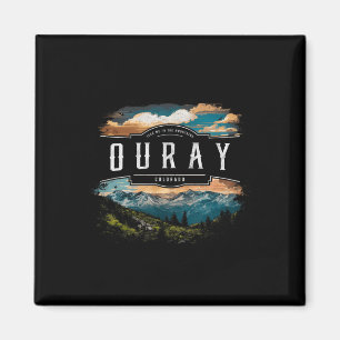 Ouray-Gebirge Colorado Wandern Outdoor Vintage Magnet