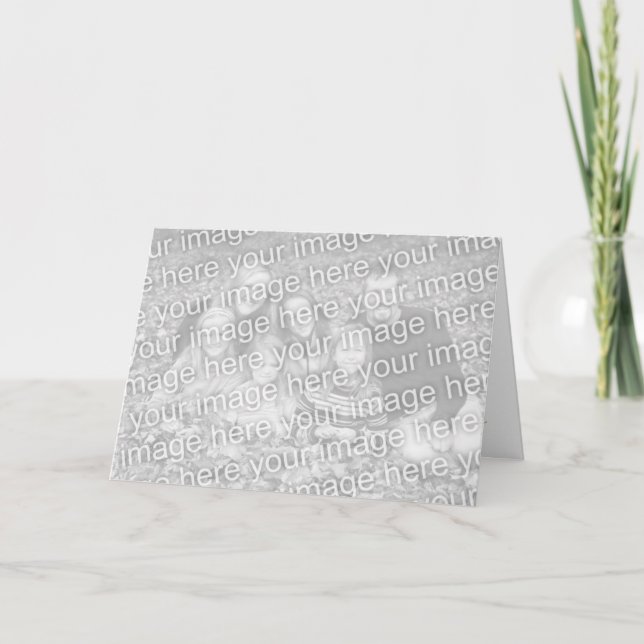 Ourmedia Karten-Schablone - horizontal Feiertagskarte (Vorderseite)