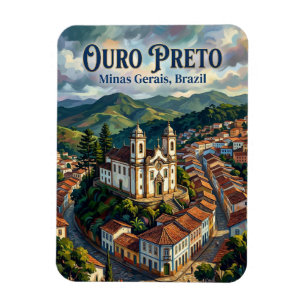 Ouro Preto Brasilien Magnet