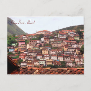 Ouro Preto, Minas Gerais, Brazil Postkarte