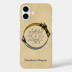 Ouroboros-Drachen mit Namen iPhone 16 Plus Hülle