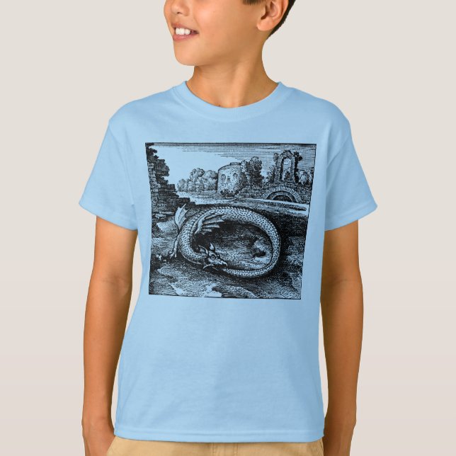 Ouroboros Dragon - Teehemd T-Shirt (Vorderseite)