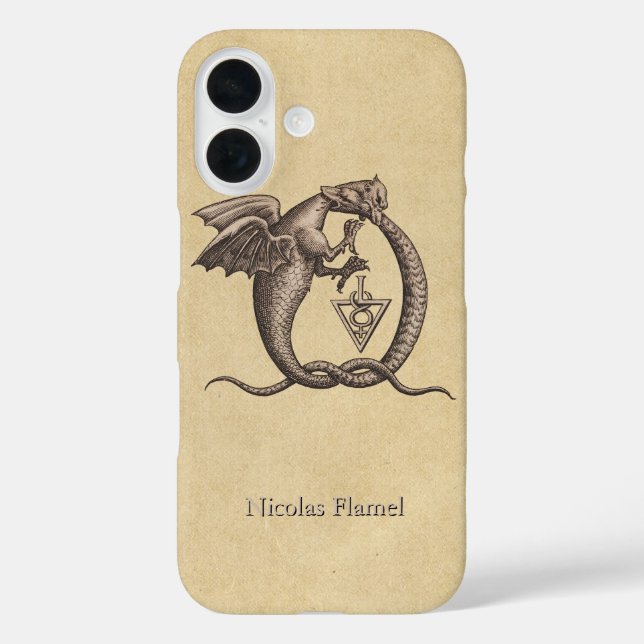 Ouroboros Dragons mit Namen Case-Mate iPhone Hülle (Rückseite)