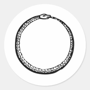 Ouroboros Runder Aufkleber