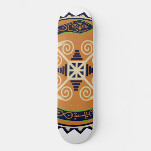 Ouroboros-Schlange mit Göttlichem Feuer-Rad-Skateb Skateboard