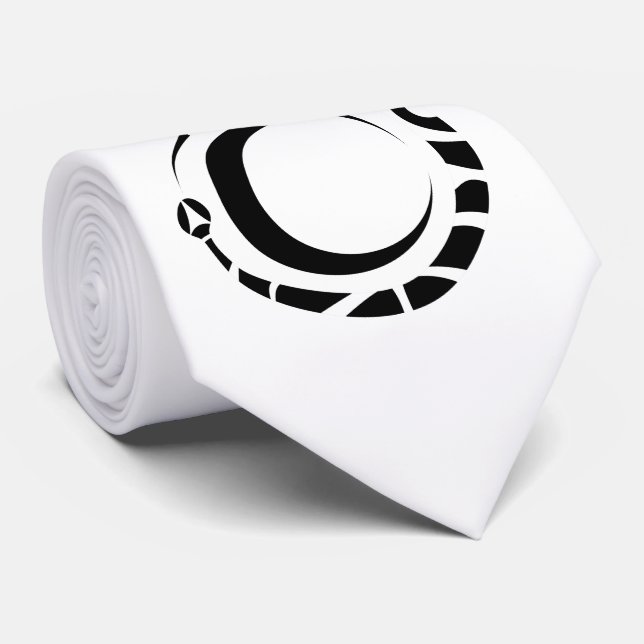 Ouroboros und Mond Krawatte (Gerollt)