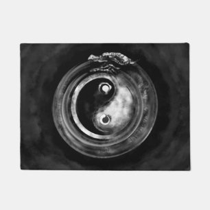 Ouroboros Yin - Yang Fußmatte