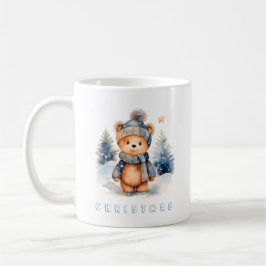 Ours en peluche dans la forêt, personnalisé kaffeetasse