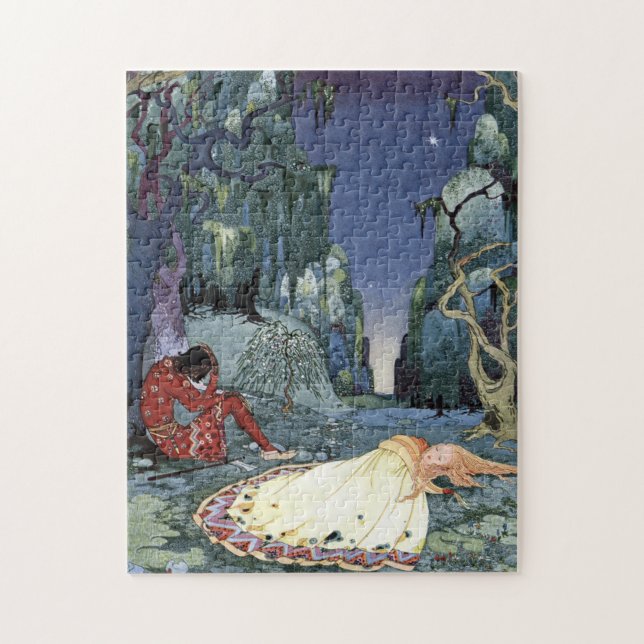 Ourson und Violette durch Virginia Frances Puzzle (Vertikal)