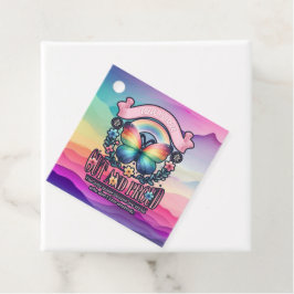 Out and Proud Gay Pride Party Geschenkanhänger