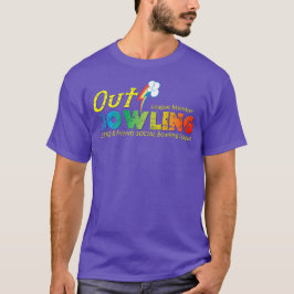 Out Bowling League - T-Shirt für Retro-Logos in Li
