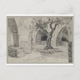 Out-Gebäude des armenischen Klosters Jerusalem Postkarte